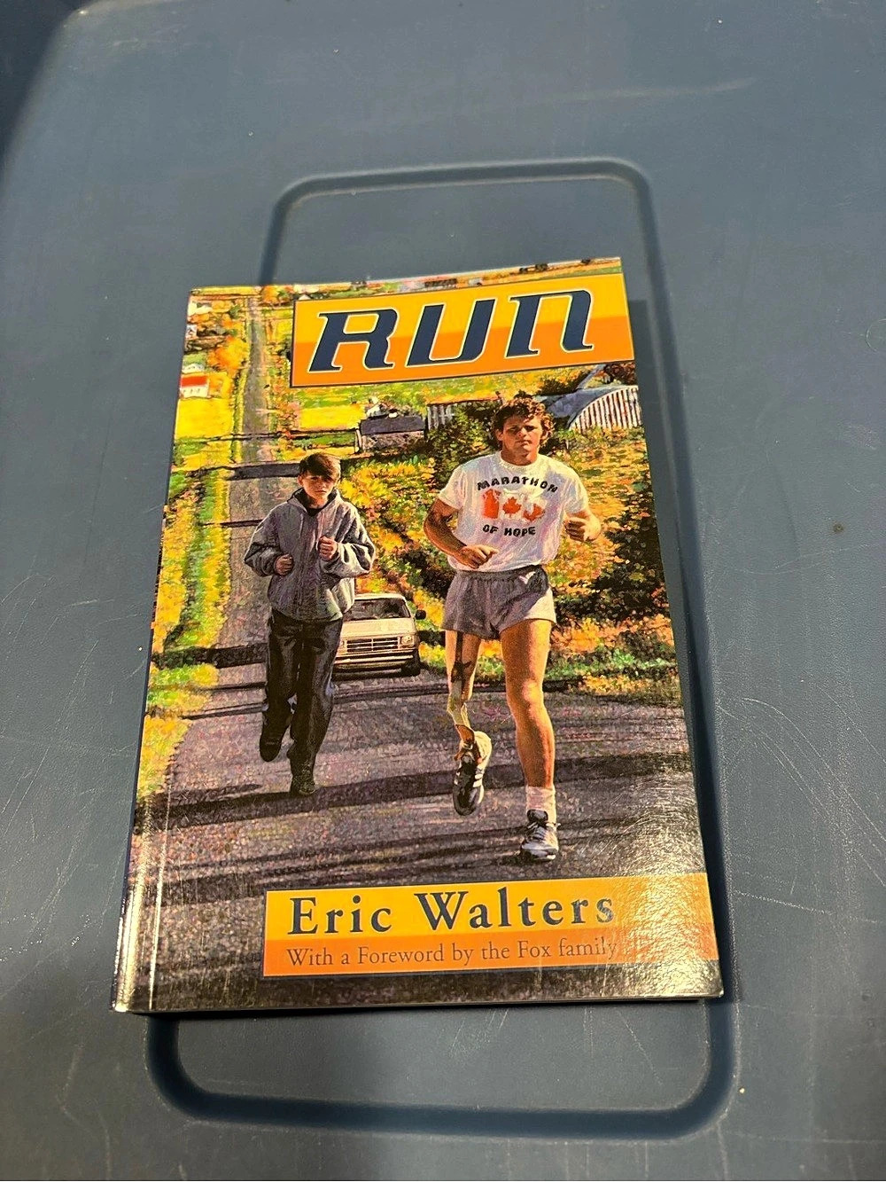 Run Eric by Walters Paperback Book about Terry Fox Marathon of Hope